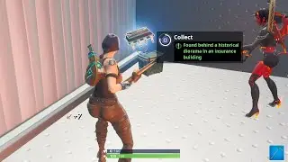 Fortbyte #76: Found Behind a Historical Diorama in an Insurance Building Location Guide - Fortnite