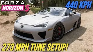 FORZA HORIZON 5 &mdash; настройка Lexus LFA на 273 мили в час