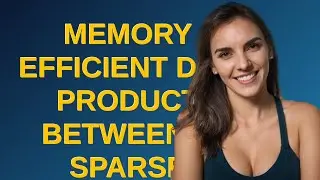 Memory efficient dot product between a sparse matrix and a non-sparse numpy matrix