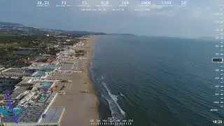 Litorale di Varcaturo e Lago Patria - DJI Phantom 4 Pro - telemetry range test