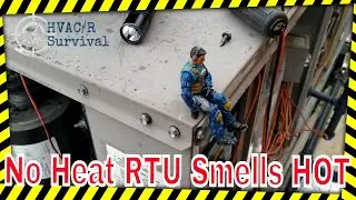 No Heat RTU Smells Hot Like Something's Burning