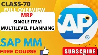 MRP FOR MULTILEVEL ITEMS IN SAP||SAP MM FREE COURSE||फ्री मै सीखे सैप||MM-PP INTEGRATION||MD61||MD02