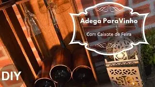 Caixote de Feira  -  Adega - Como Envelhecer Madeira Com Café