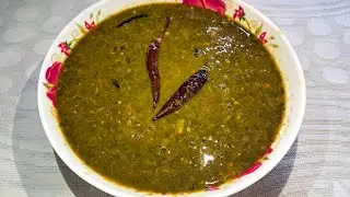 MASOOR DAL WITH TARO LEAVES RECIPE || ASSAMESE DAL RECIPE || MASOOR AUR ARBI KE PATTE KI DAL ||