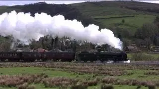 'The Roses Express' Outward Leg on Copy Pit Line - 11th April 2012