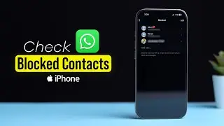 How to Check Blocked Contacts in WhatsApp on iPhone?