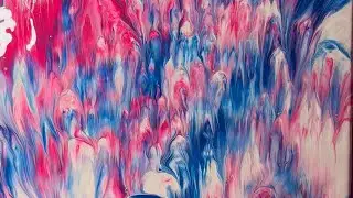 Acrylic Paint Reverse Dip With Parchment Paper
