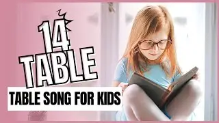 14-x1=14, Multiplication, Table of Fourteen Tables Song,  Multiplication Time of tables - Math Table