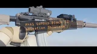 [Blender] M4 SOPMOD Block II Animation Showcase