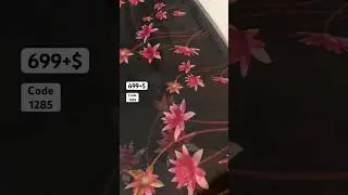 Сари из органзы с цветочным цифровым принтом, золотой вышивкой по краю и блузкой с принтом.