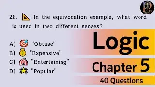 Logic Chapter 5 Questions