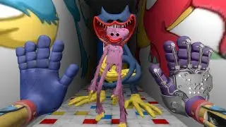 Try to AVOID DEATH vs Huggy Wuggy vs Kissy Missy in Poppy Playtime Chapter 3 (Garry's Mod)