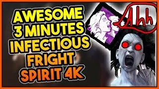 AWESOME 3 MINUTES INFECTIOUS FRIGHT SPIRIT 4K - DBD, KILLER VIEWER BUILDS PART 30