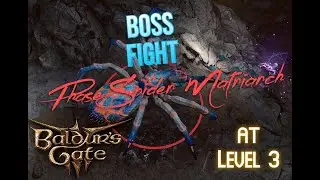 Baldur's Gate 3 - Phase Spider Matriarch Boss fight - Level 3 party