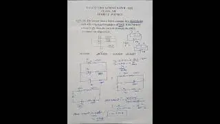 Class 12 Physics CBSE Sample Paper 2026 Solution  | Q29 The circuit shown below contains two ideal d