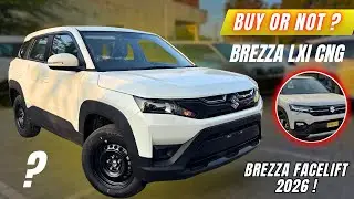 ₹9.17 Lakh Ki Brezza CNG 😱Mileage, Reality & 2026 Facelift Features Explained