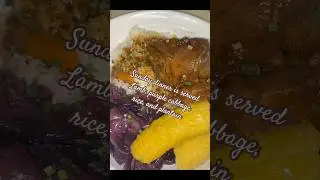 Sunday dinner&hellip; lamb, rice, cabbage, and plantain #sundaydinner #lamb #foodie #food #fyp