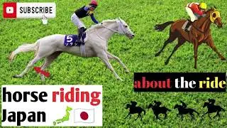 How to ride a horse in Japan || 日本での乗馬方法🐴🏇 जापान में घोड़े की सवारी कैसे करें? || #horse #horselove 