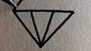 Drawing tutorial | how to draw diamond | sketch pen | let&rsquo;s draw it |