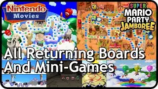 Super Mario Party Jamboree - All Returning Boards and Mini-Games (That we know)