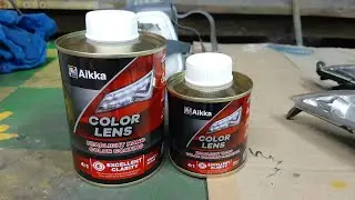 Coating Lamp Smoke Using Aikka Headlight Nano Color Coating