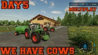 Farming simulator22|We buy the first cowsheds and make arable land by hand/THE WESTERN WILDS MAPS