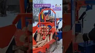 Mașinărie de tăiat și crăpat lemne