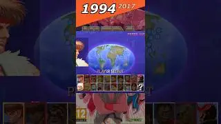 #StreetFighter2 Evolution of Character Roster 🔴 SF1 🟡 SFAlpha2 🟤 SVC Chaos 🟠#SF2