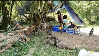 ACAMPAMENTO: Fritada de Tra&iacute;ra e Lambari no Fog&atilde;o a Lenha