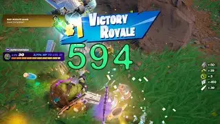 FORTNITE ROUND 594 VICTORY ON PS5 PRO