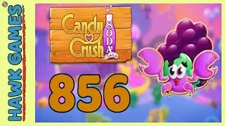 Candy Crush Soda Saga Level 856 (Jam mode) - 3 Stars Walkthrough, No Boosters