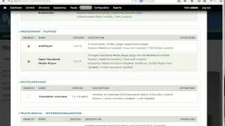 Enable multilingual modules