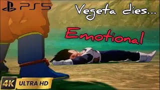 Dragonball Kakarot : Vegeta Emotional Death Scene PS5 Gameplay (4K 60 FPS) #ps5 #dragonball