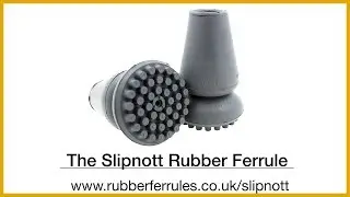 Slipnott Rubber Ferrules For Aluminium Crutches