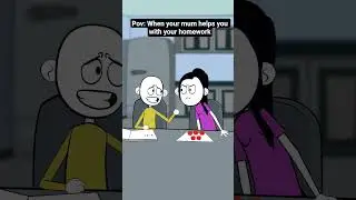 Pov: When your mum helps you with your homework #fyp #fypシ゚viral #homework #new