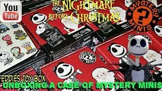 Unboxing A Complete Hot Topic Case of Nightmare Before Christmas Mystery Minis Series 2!