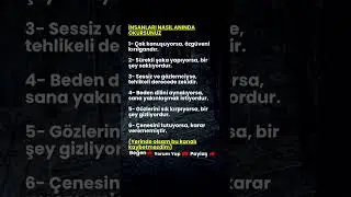 Beden Dili Psikolojisi: Niyetini Ele Veren 6 İşaret #farkındalık #psikoloji #hayat #zihing&uuml;c&uuml; #s&ouml;z