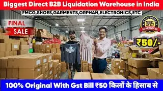 Biggest Warehouse Of Liquidation Lot | 98% Off | With Gst Bill| Branded Factory Sale Bhilwara