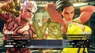 SFV Champion Edition 🔥 Snake Eyez (Kage) Vs LilSaigonese (Laura) 🔥Online Match's 02-23-2023