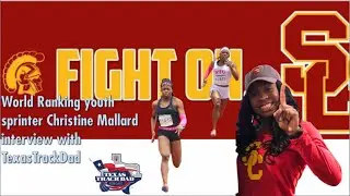Interview with USC commit Christine Mallard. One of Nations Best Sprinters! #trackandfield #usc