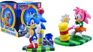 Just Toys LLC Sonic The Hedgehog Craftable Buildable Action Figure | Action Figure Model Toy for Kid