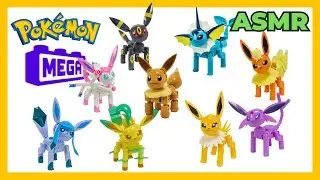 Mega Pokemon Eevee Evolution Set - Lego Pokemon Real Time | ASMR