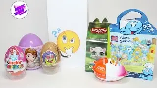 Kinder Mini Mix #21. Смурфики, Принцесса София, Киндер сюрприз, Киндер Джой и т.д.