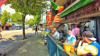 Vancouver Walk 🇨🇦 - Davie Village to Denman St, West End