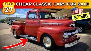 Driver Prices Available 25+ Classic Cars Sale Cheap NOW Ep  394