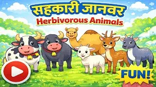 सहकारी जानवरों के नाम |🐄🐪 Domestic Animals Names for Kids  with Spelling |