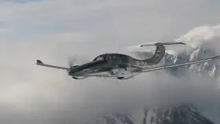 Sky Rendez-Vous between a DA40 NG and a DA62