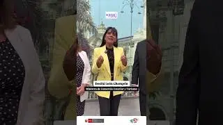 La ministra de #Turismo de #Per&uacute;, Desil&uacute; Le&oacute;n en la entrega del reconocimiento de Asicotur