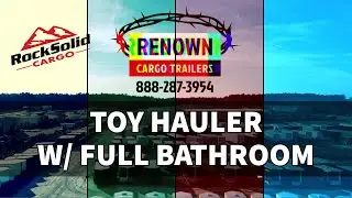 8.5X32 TRIPLE AXLE TOY HAULER w/ Full Bathroom | Enclosed Cargo Trailers | RENOWN CARGO TRAILERS