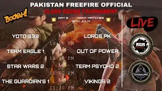 PAKISTAN OFFICIAL CLASH SQUAD TOURNAMENT DAY 6  MATCHES